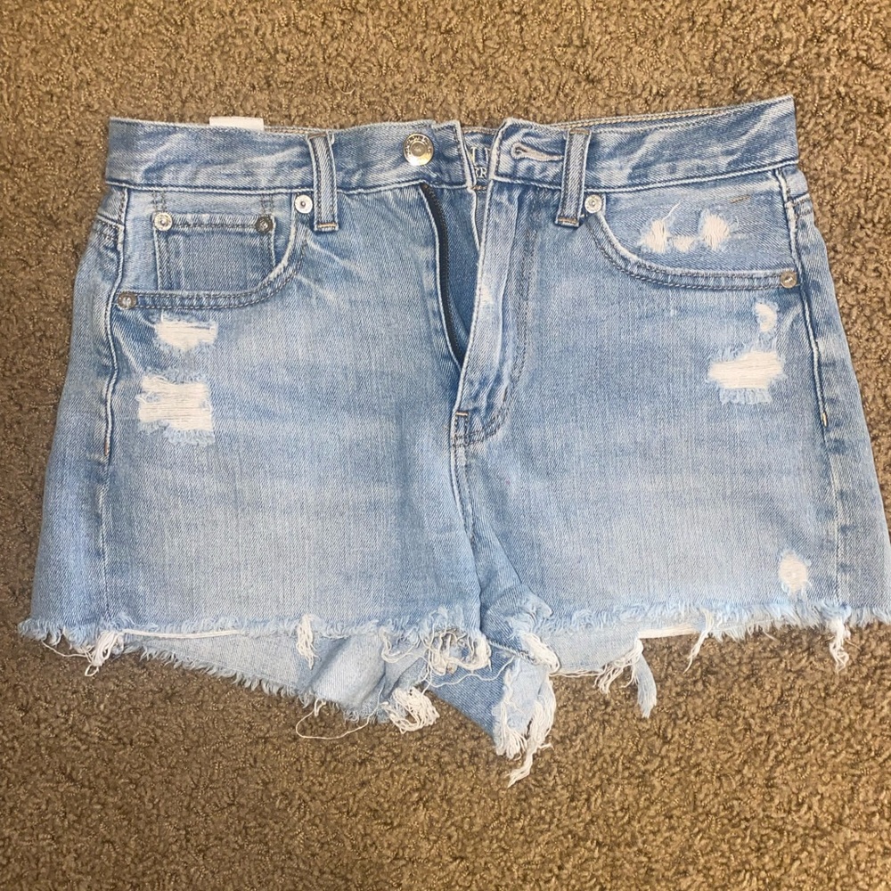AE distressed shorts